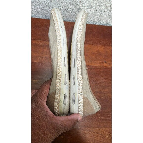 Columbia Women Sportwear PFG Vented Beige Slip-On Canvas Espadrille Flats Size 1 - Picture 4 of 7